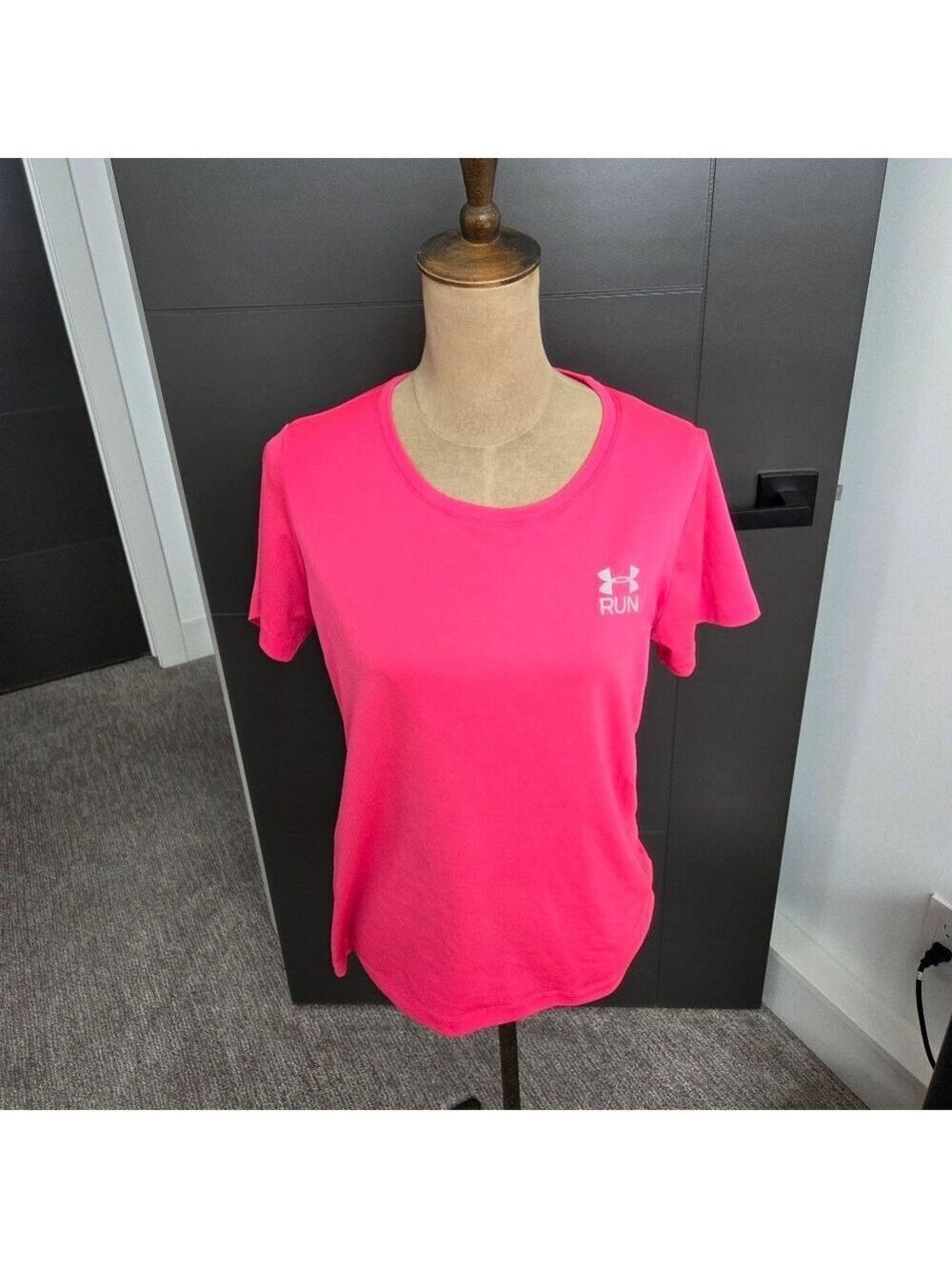 Under Armour Women's Bright Pink Short Sleeve Tee